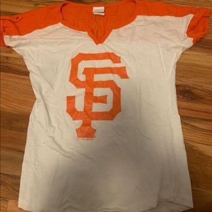 San Francisco Giants base ball jersey. Size Small
